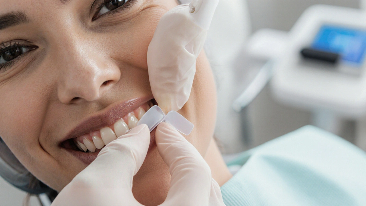 Jak odstranit tvrdou mezeru mezi zuby pomocí zubních fazet