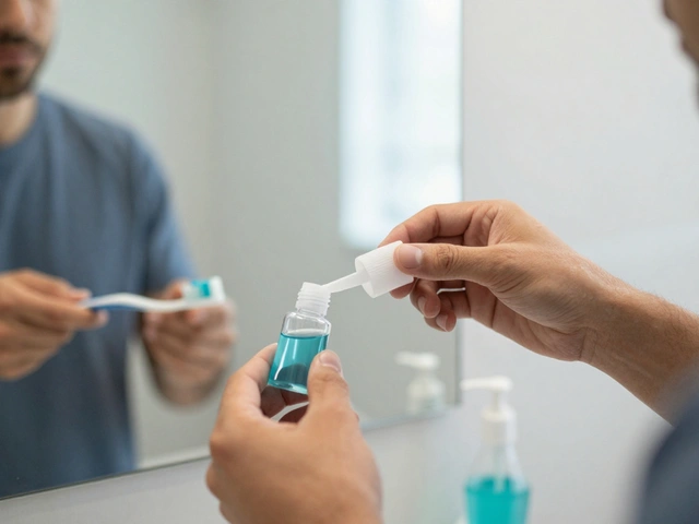 Dentální hygiena: Jak správně používat ústní vodu pro zdravé zuby a dásně