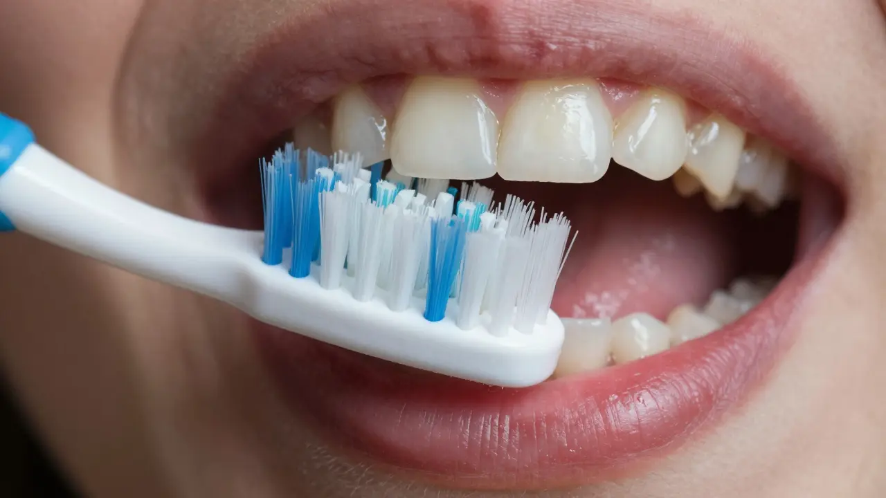 Tvrdý kartáček poškozuje zuby a dásně