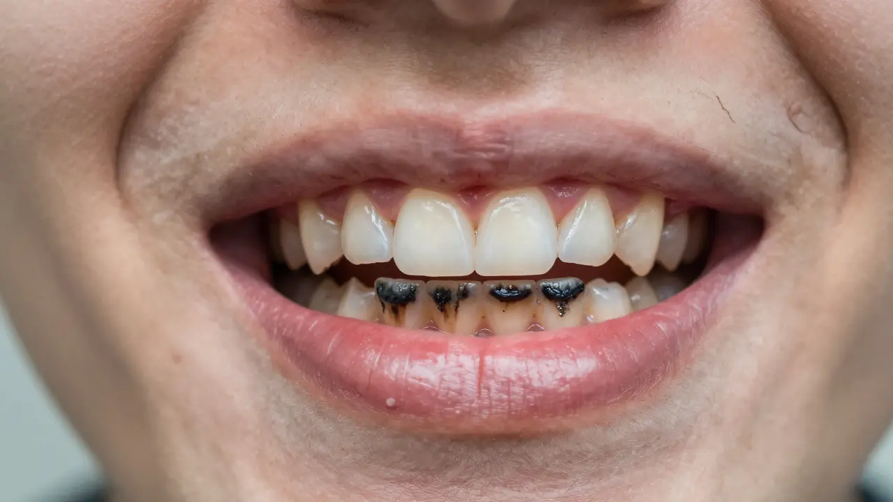 Jak černý zubní kámen ovlivňuje vaše zuby a co s ním dělat