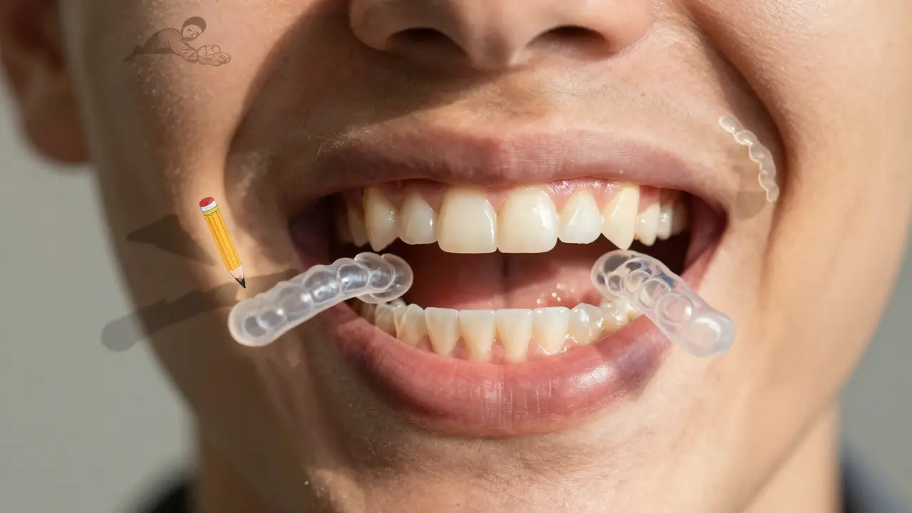 Oprava posunutých zubů pomocí neviditelných ortodontických přístrojů.