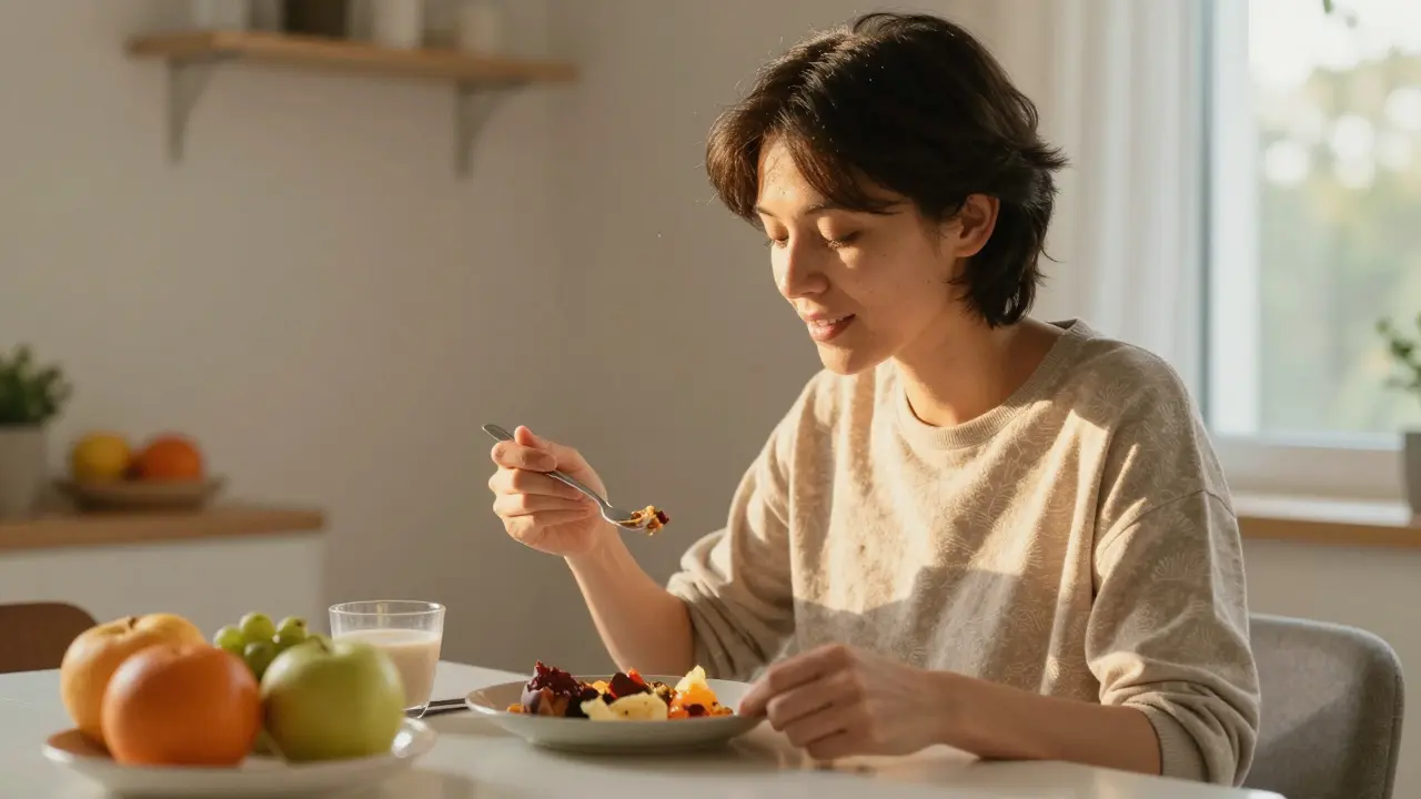 Relaxovaný pacient během domácího zotavení po ošetření