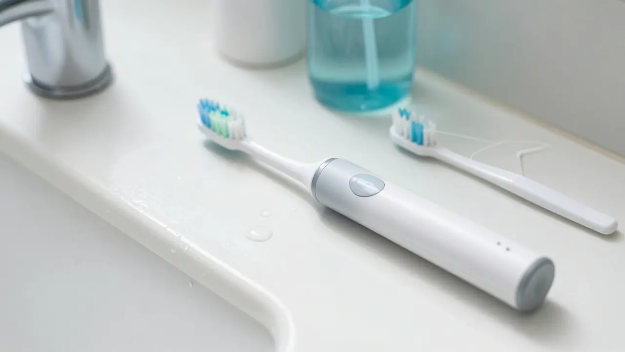 Elektrická kartáčka a mezizubní štětečky pro prevenci