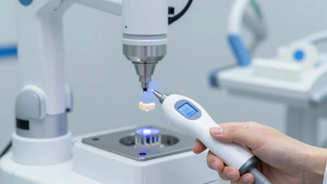 Digitální intraorální skener a robotické frézování v laboratoři