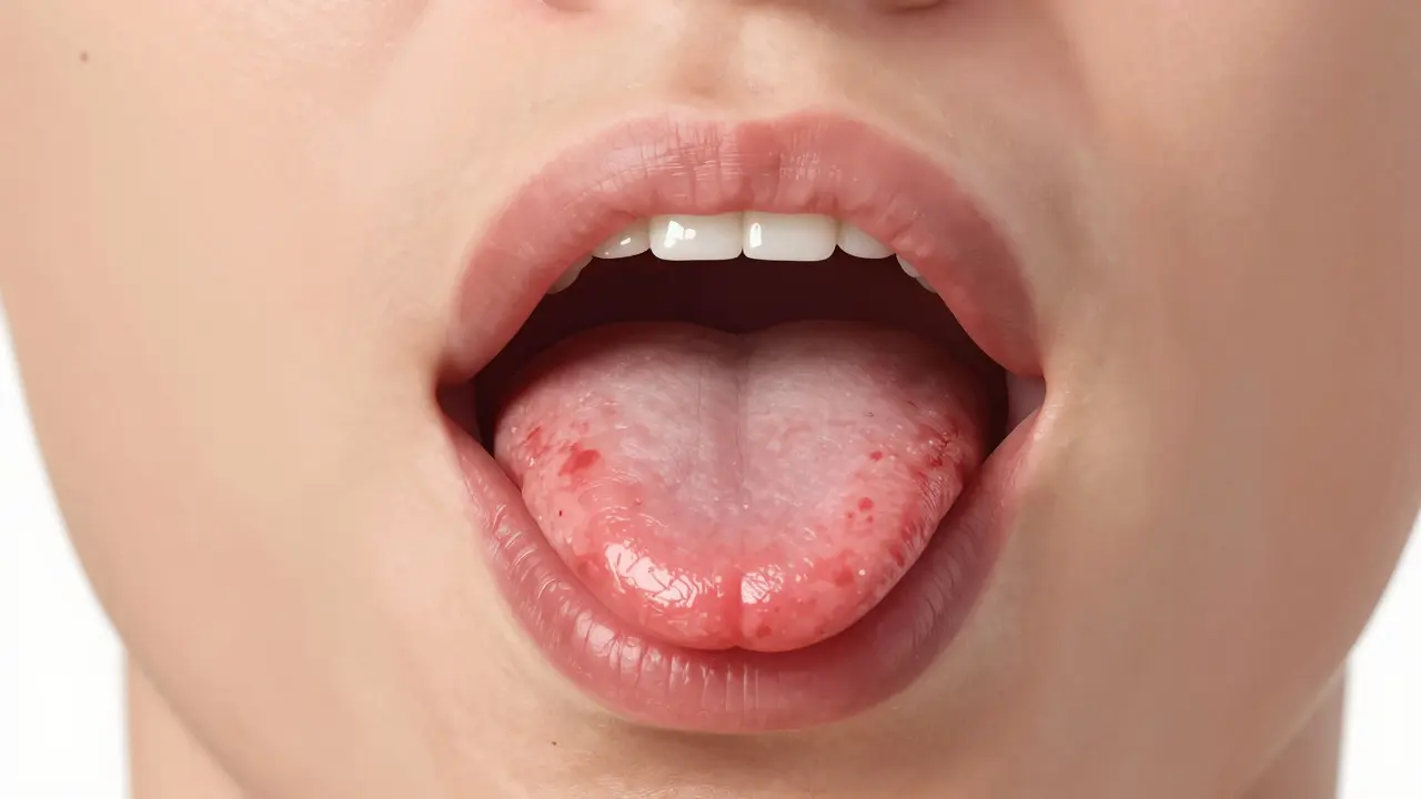 Anatomické zobrazení rizikových oblastí rakoviny v ústech