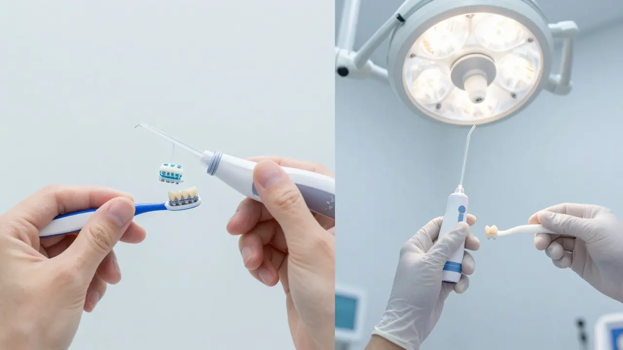 Srovnání prevence hygienou a léčby poškozených zubů